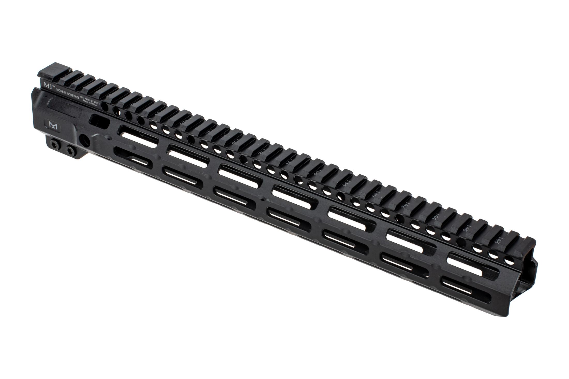 Midwest Industries Combat Rail M-LOK AR-15 Handguard Black - 14"